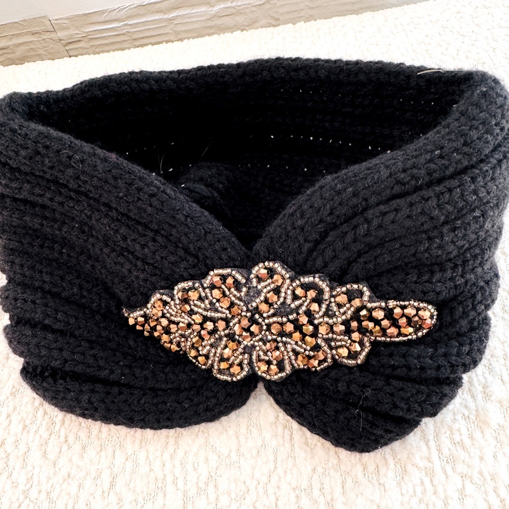 Black embellished headband